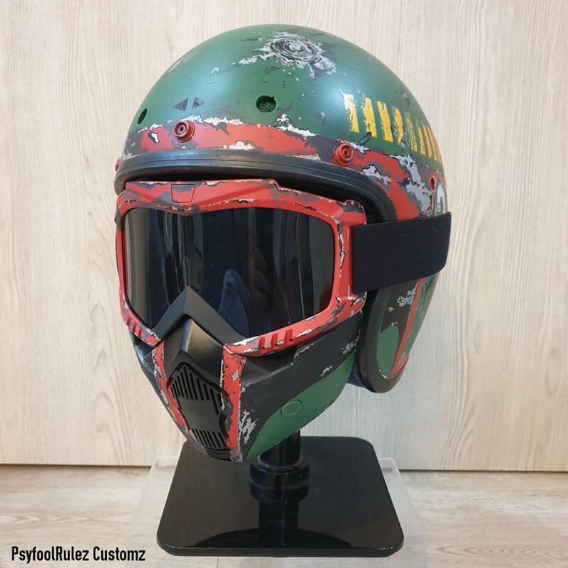bobba fett motorcycle helmet Star Wars Custom Of The Week: Boba Fett Motorcycle Helmet By PsyfoolRulez  Customz