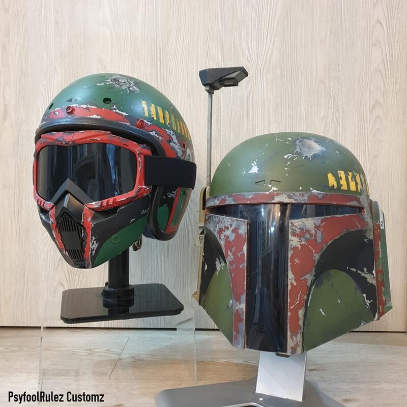 Star Wars Custom Of The Week: Boba Fett Motorcycle Helmet By