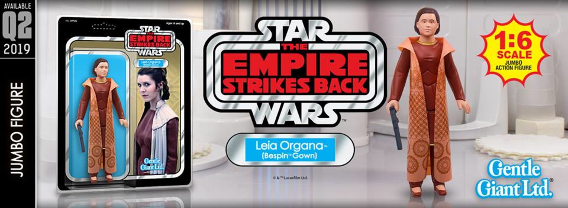 Gentle Giant #StarWars Jumbo Kenner Leia Organa (Bespin Gown