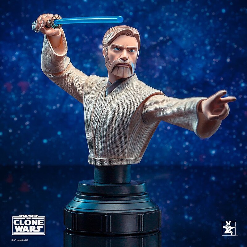 Star Wars: The Clone Wars Obi-Wan Kenobi Animated Mini Bust From