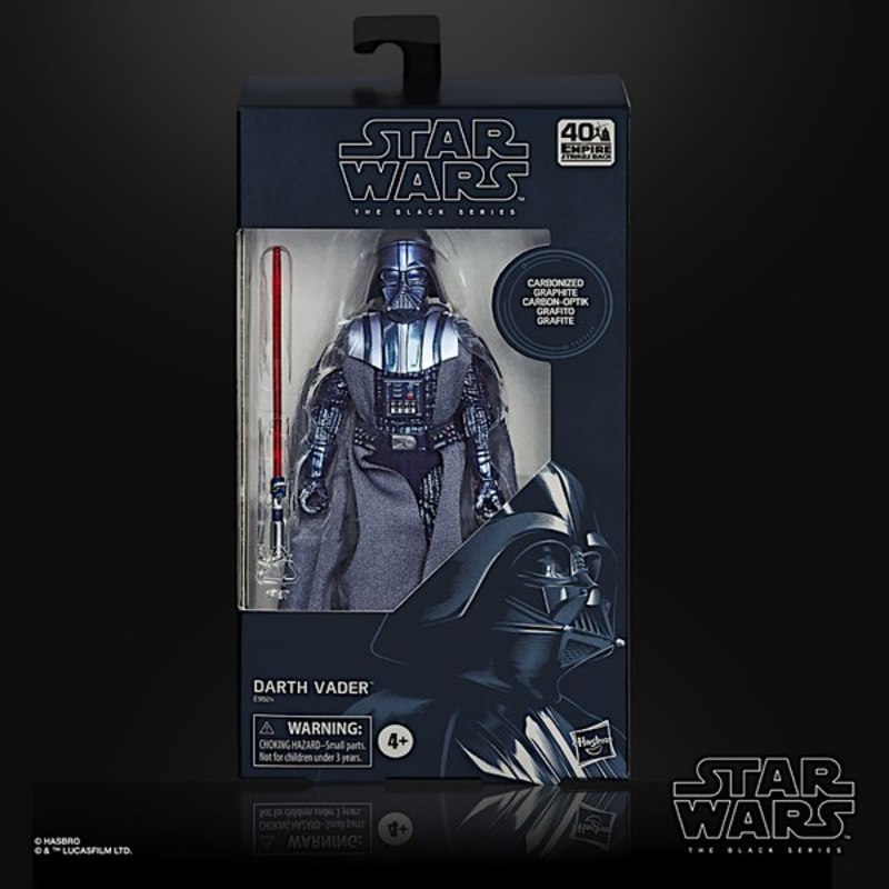 Star Wars The Black Series 40th Anniversary Darth Vader Carbonized Collection Star Wars The Black Series 40th Anniversary Darth Vader Carbonized Collection