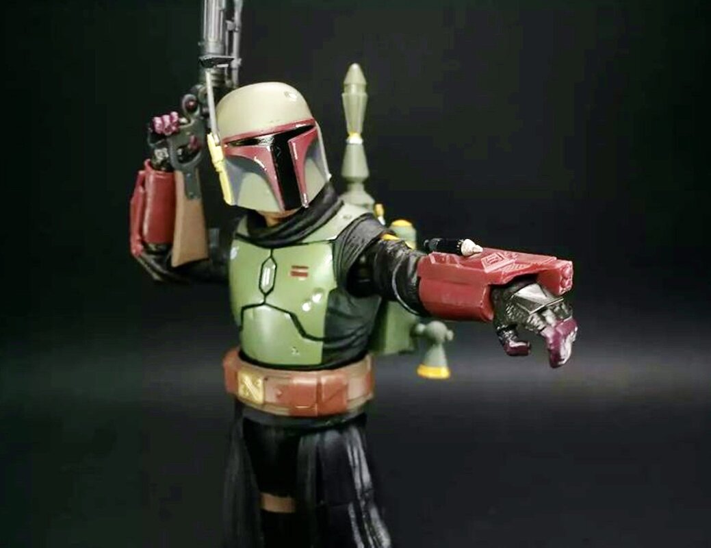 HASBRO STAR WARS BLACK SERIES DELUXE THE BOOK OF BOBA FETT THRONE ROOM 6 FIGURE