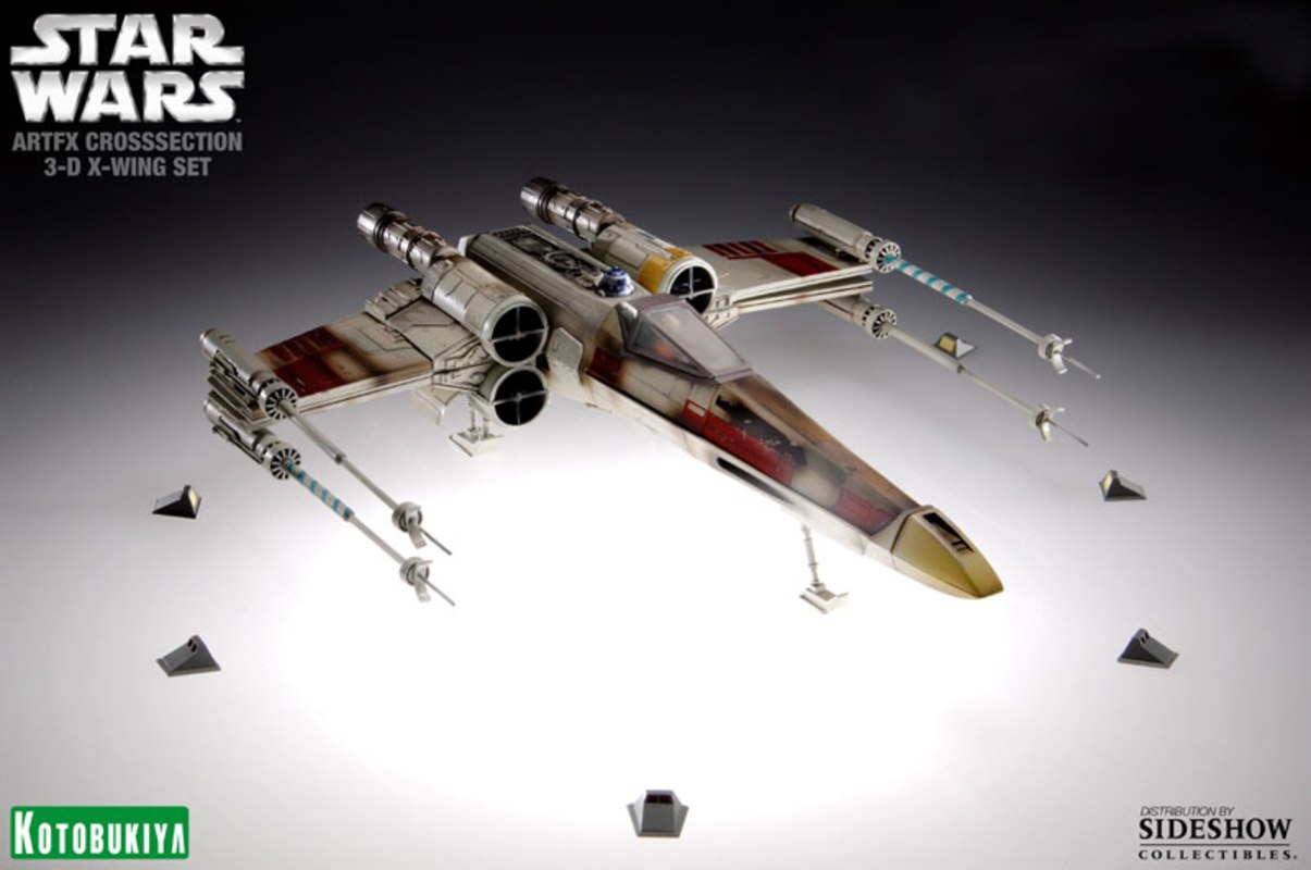 Artfx Crosssection 3-D X-Wing Set Collectible Figure Set 