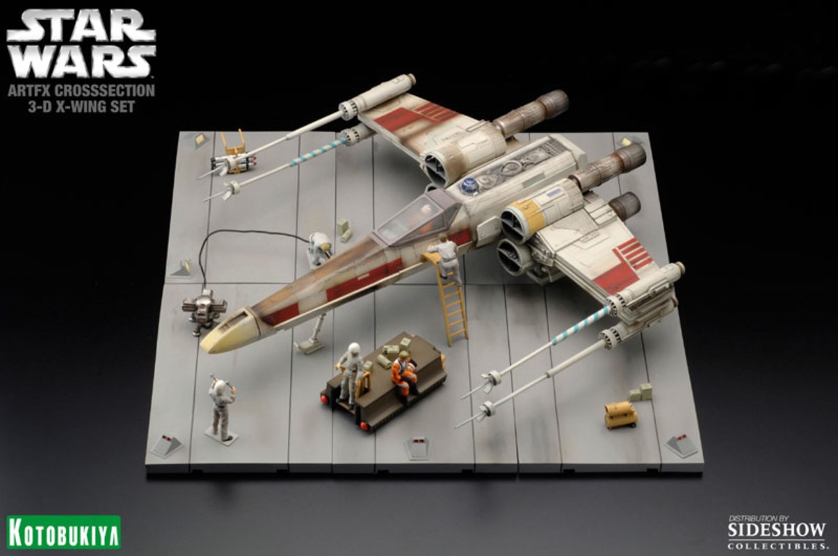 Artfx Crosssection 3-D X-Wing Set Collectible Figure Set
