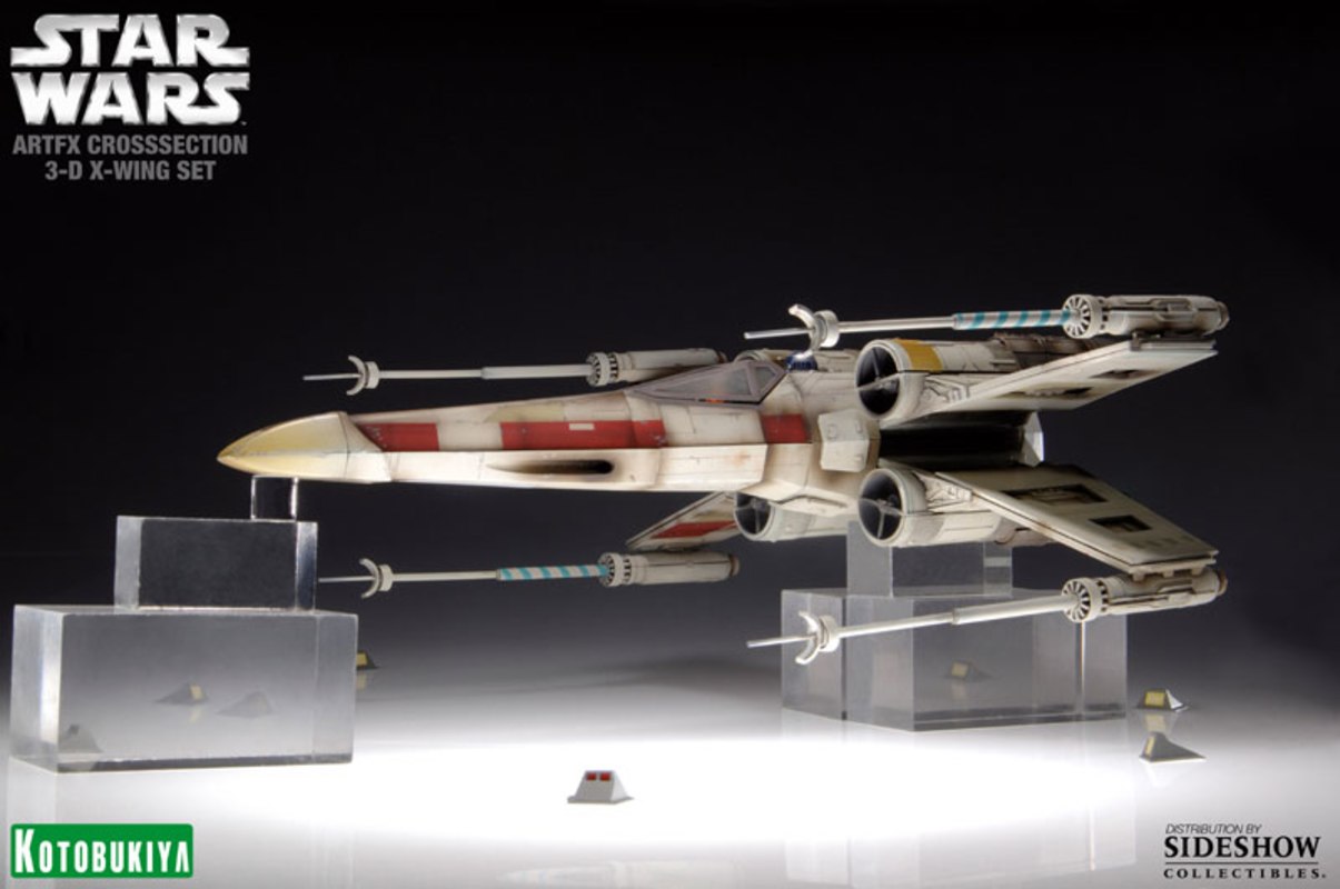 Artfx Crosssection 3-D X-Wing Set Collectible Figure Set 