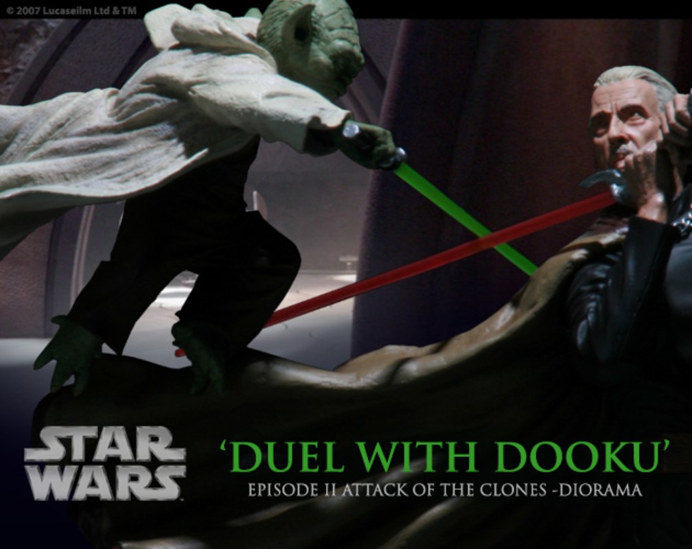 Sideshow Star Wars ヨーダ vs Dooku 861/1500 SSC 