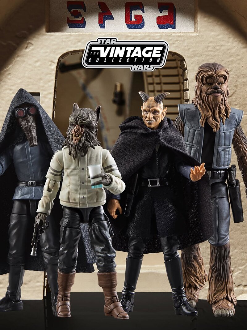 Hasbro Star Wars Vintage Collection Cantina 4-Pack - JediInsider.com